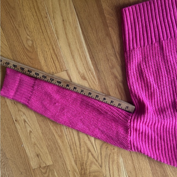 Sanctuary Pink Cowl Neck Sweater Chunky Knit New - Picture 5 of 11